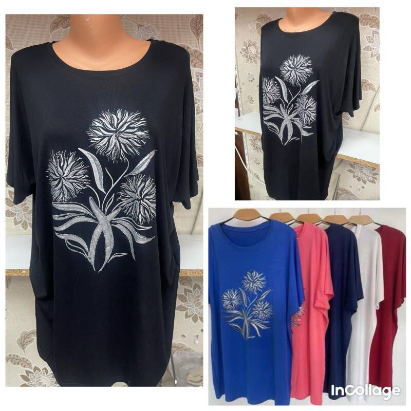 Bluzki damskie Roz L-3XL, Mix Kolor Paczka 12 szt